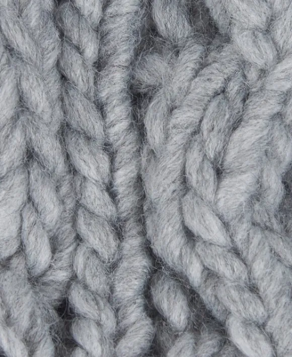 Barbour Penshaw Cable Beanie pipo, harmaa