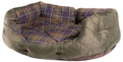 Barbour Quilted Dog Bed 30'' Olive