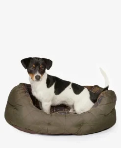 Barbour Quilted Dog Bed 24'' Olive
