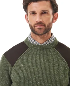 Barbour Raisthorpe Crew neulepusero, Olive