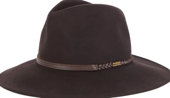 Barbour Tack Fedora naisten hattu, Brown