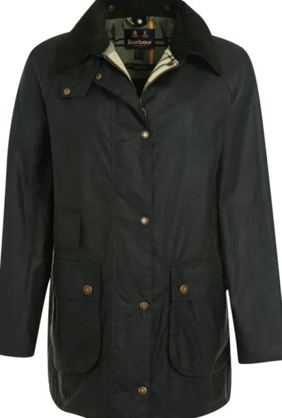 Barbour Tain Wax Jacket naisten takki, Sage