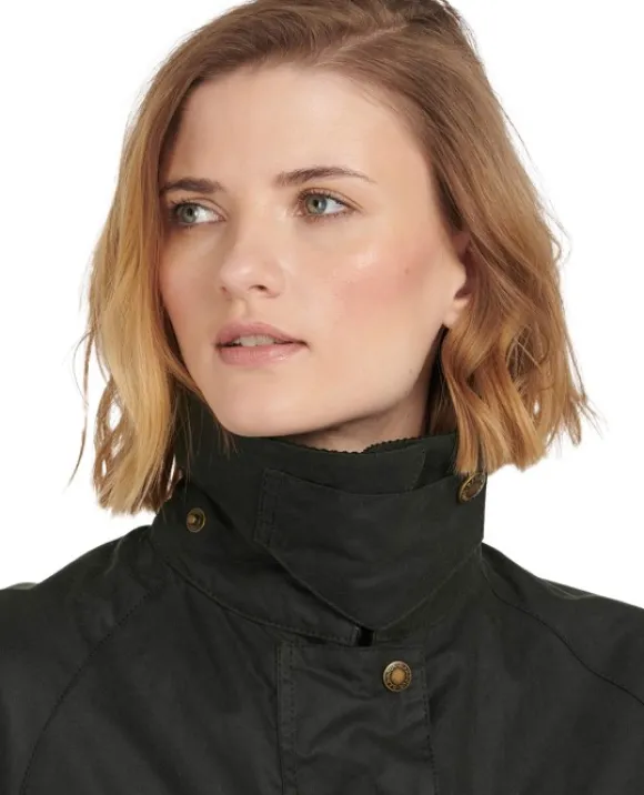 Barbour Tain Wax Jacket naisten takki, Sage