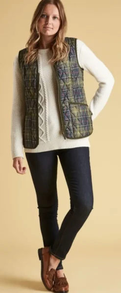 Barbour Tartan Betty Liner naisten tikkiliivi, Classic Tartan