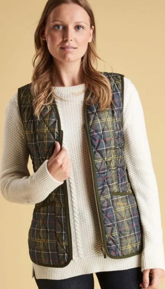 Barbour Tartan Betty Liner naisten tikkiliivi, Classic Tartan