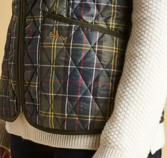Barbour Tartan Betty Liner naisten tikkiliivi, Classic Tartan