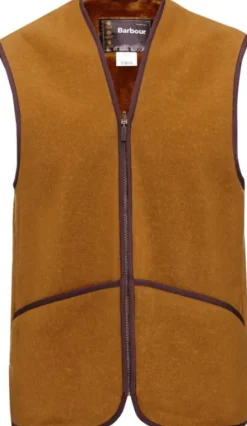 Barbour Warm Pile Waistcoat / Zip-In Liner liivi, ruskea