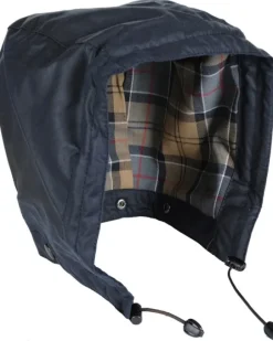 Barbour Wax Cotton Hood vahattu huppu vahattua, tummansininen