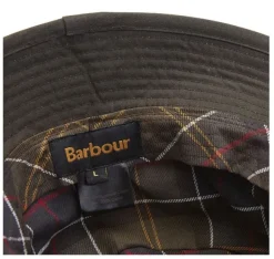 Barbour Wax Sports Hat Dk Olive