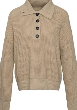 Barbour Woodside Knit naisten pusero, Oatmeal/Hessian Tart