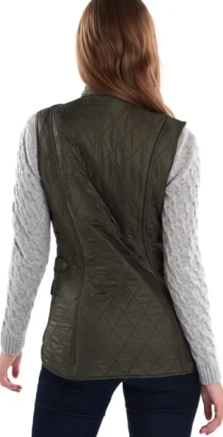 Barbour Wray Polarquilt Gilet naisten liivi, Olive