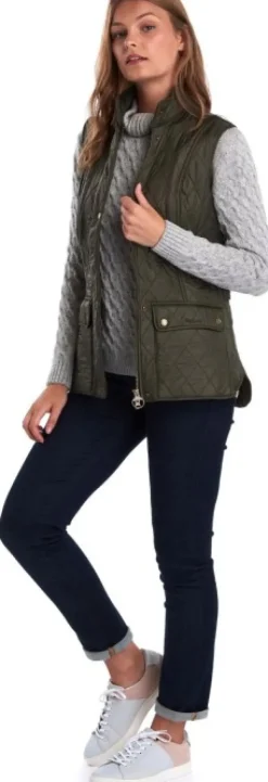 Barbour Wray Polarquilt Gilet naisten liivi, Olive