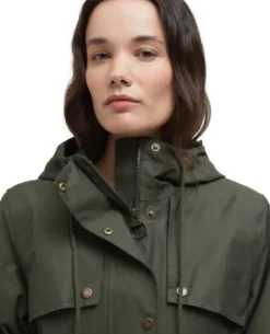 Barbour W's Dallas Waterproof Jacket Olive/Ancient Tartan