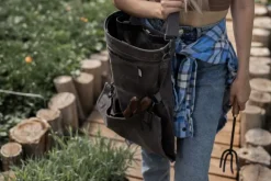 Barebones Gathering Bag puutarhalaukku, tummanharmaa