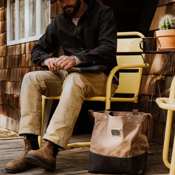 Barebones Neelum vahakangaskassi, ruskea