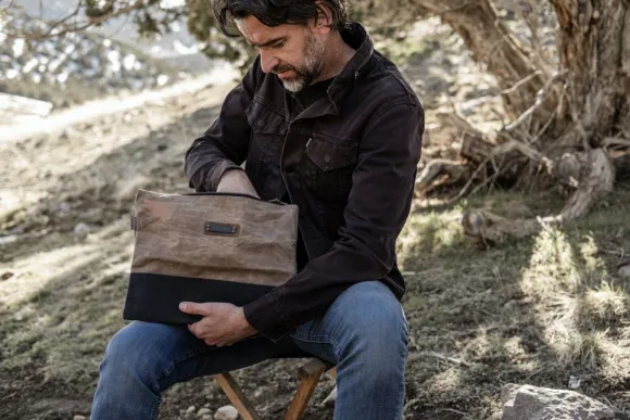 Barebones Neelum Zipper Pouch Khaki säilytyspussi, Large