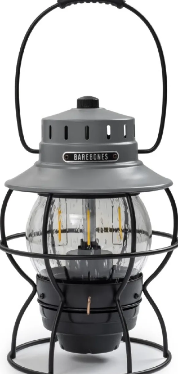 Barebones rautatielyhty, harmaa