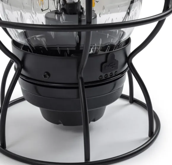 Barebones rautatielyhty, harmaa