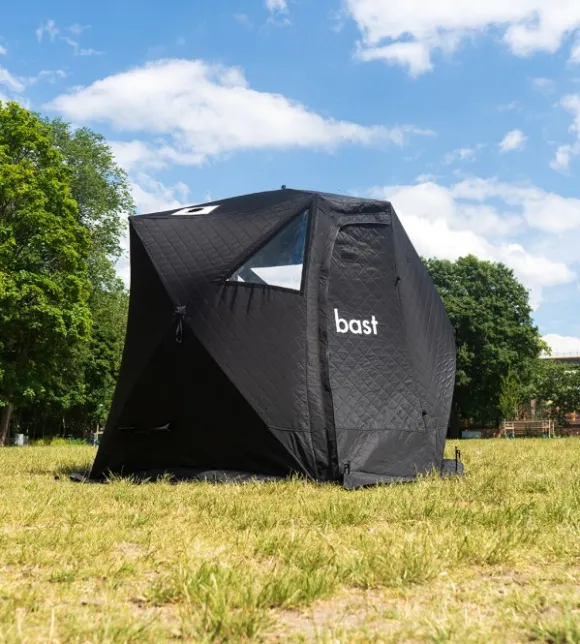 Bast Sauna Näver Delux Bastutält & Kamin 4-6 p