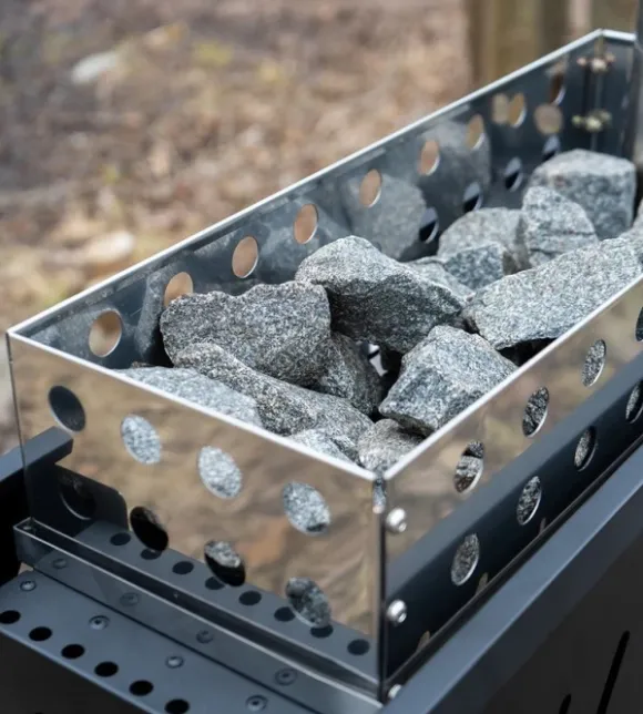 Bast Sauna Näver Delux Bastutält & Kamin 4-6 p