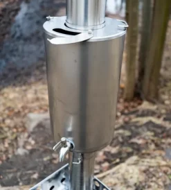 Bast Sauna Näver Plus Bastutält & Kamin 4-6 p