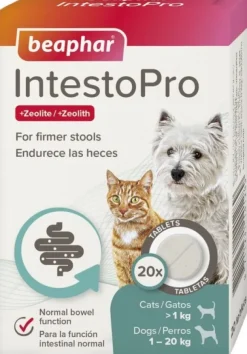 Beaphar IntestoPro Hund tabletit ruoansulatusongelmiin -<20kg, 20 kpl