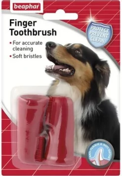 Beaphar koirien sormihammasharjat, 2 kpl