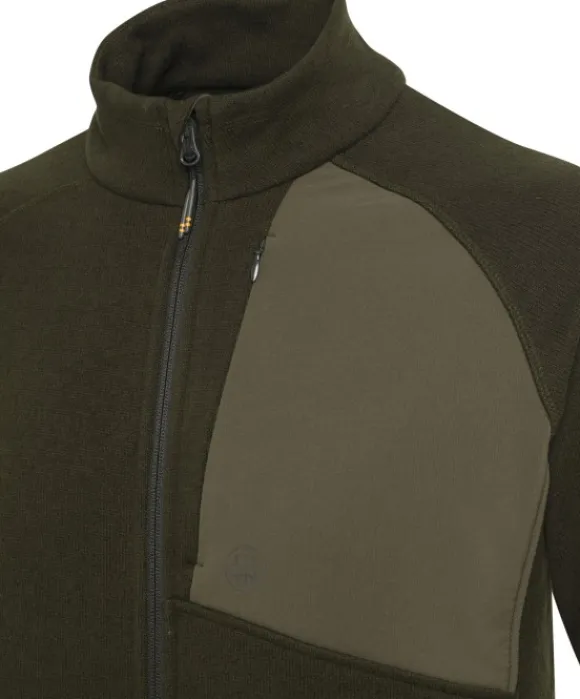 Beretta Abisko Full Zip Fleece fleecetakki, Green Moss