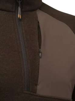 Beretta Abisko Half Zip Fleece fleecetakki, Brown Bark