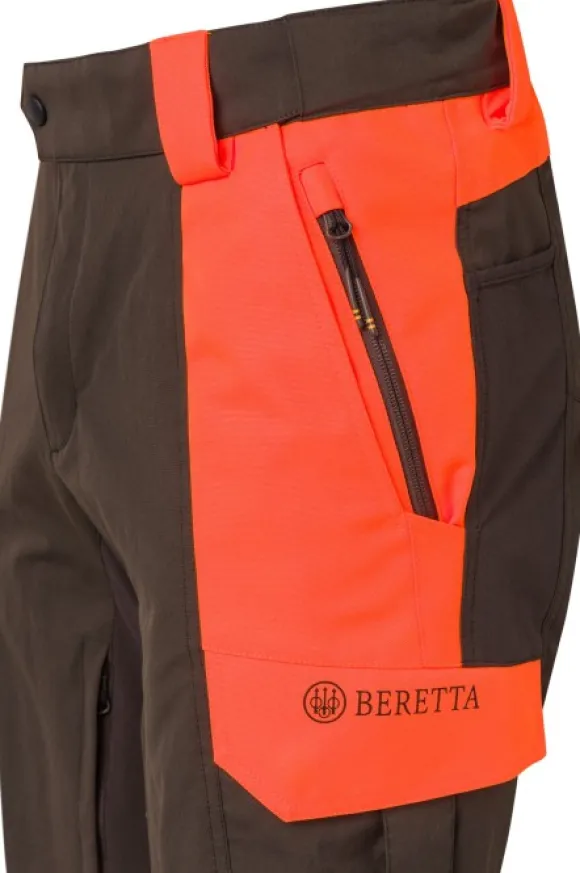 Beretta Balcan Pants metsästyshousut, Brown Bark & Orange
