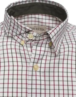 Beretta Charlow LS Shirt paita, Ivory & Blue Check