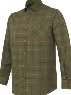 Beretta Jargo Stretch Shirt paita, Green Pumpkin Check