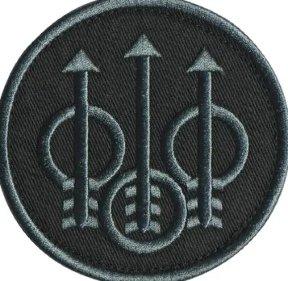 Beretta Unisex Trident Velcro Patch Black