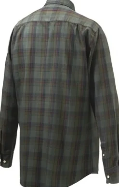 Beretta Wood Button Down Shirt kauluspaita, Green & Red Overdyed Moss