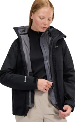 Berghaus Bramblfell GTX Gemini 3In1 naisten kuoritakki, musta