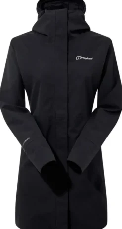 Berghaus Omeara Long Shell naisten takki, musta