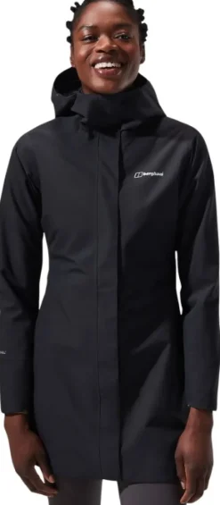 Berghaus Omeara Long Shell naisten takki, musta