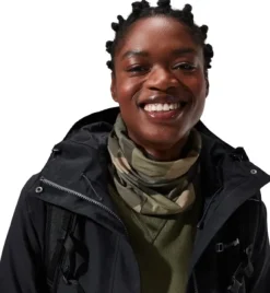 Berghaus Omeara Long Shell naisten takki, musta