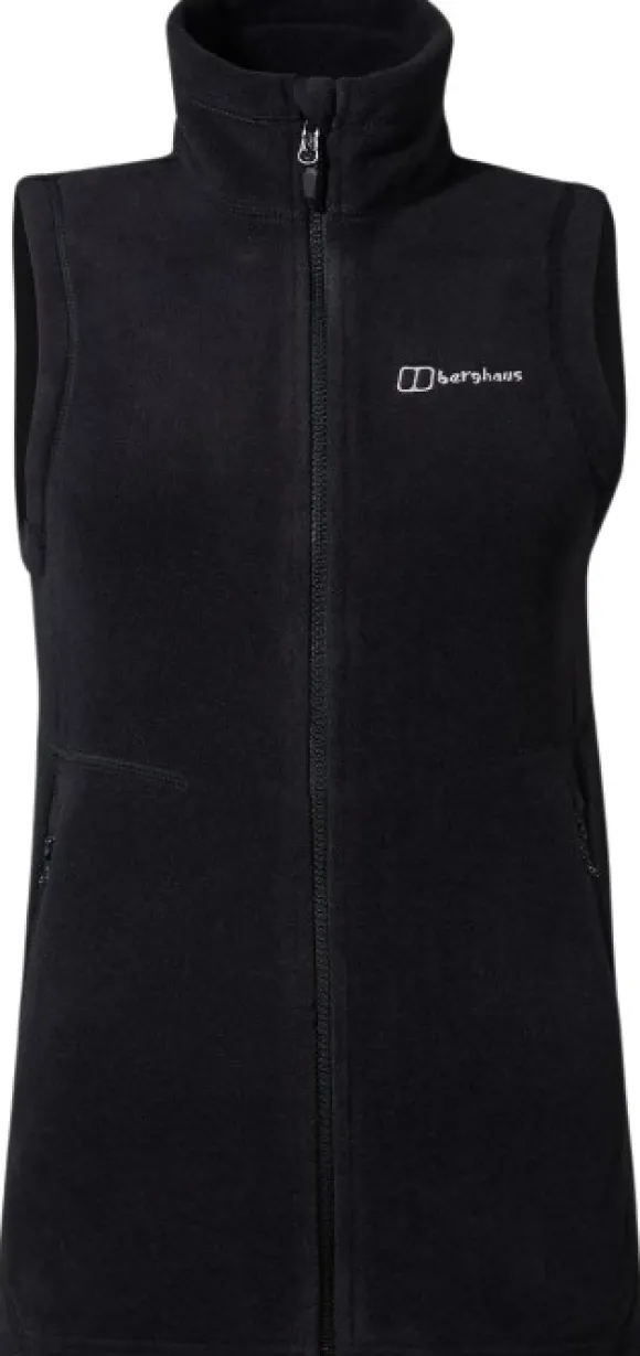 Berghaus Prism Polartec InterActive naisten fleeceliivi, musta