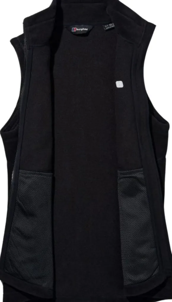 Berghaus Prism Polartec InterActive naisten fleeceliivi, musta