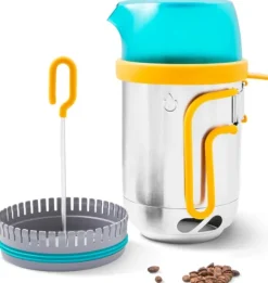 Biolite CampStove KettlePot & Coffee Kit retkikattila kahvipuristimella