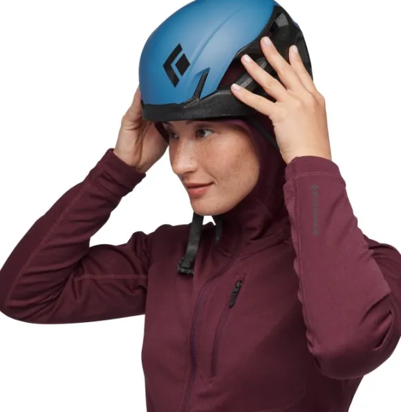 Black Diamond Coefficient Hoody naisten fleece, punavioletti