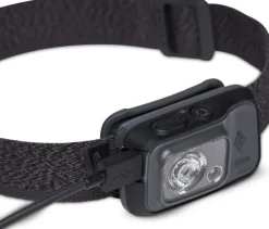 Black Diamond Cosmo 350-R Headlamp vedenkestävä otsalamppu, mustaharmaa