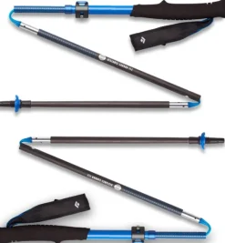 Black Diamond Distance Carbon FLZ vaellussauvat, Ultra Blue