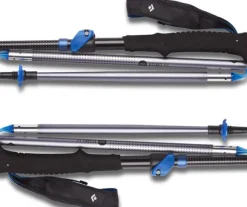 Black Diamond Distance FLZ Poles Pewter vaellussauvat