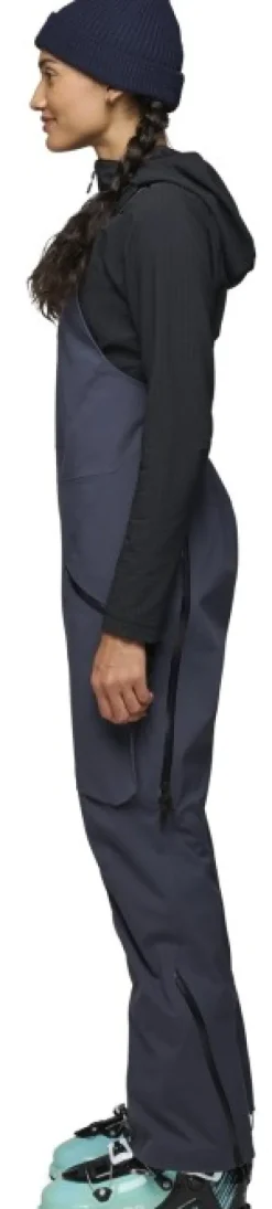 Black Diamond Factor Bibs naisten haalari/toppahousut, Charcoal