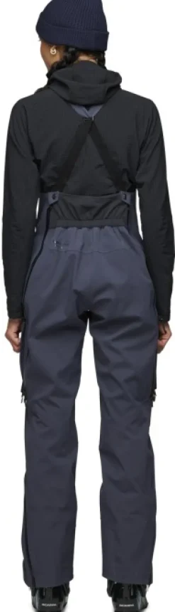 Black Diamond Factor Bibs naisten haalari/toppahousut, Charcoal