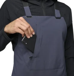 Black Diamond Factor Bibs naisten haalari/toppahousut, Charcoal