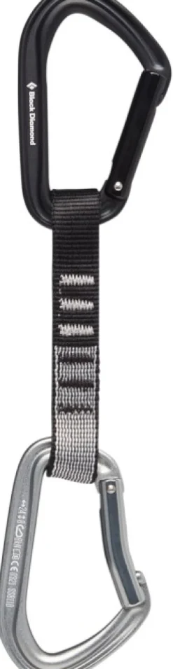 Black Diamond Hotforge Quickdraw 12 cm jatko, vaalean harmaa