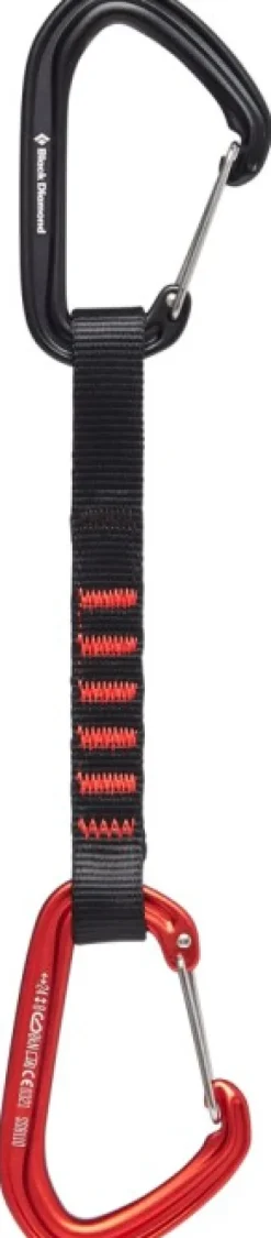 Black Diamond Hotwire Quickdraw 12 cm jatko, puna/musta